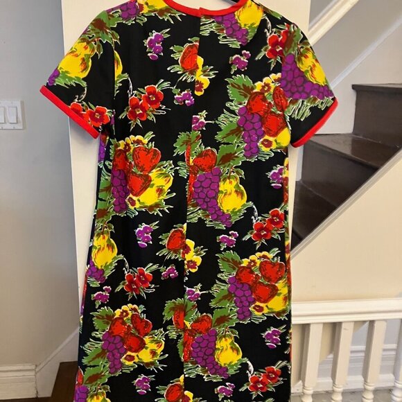 Vintage Poly Fruits and Flowers Dress - Picture 5 of 11